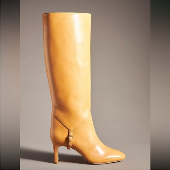 Reformation Boots Gaelle Knee High in Buckskin Tan Leather - Picture 3 of 16